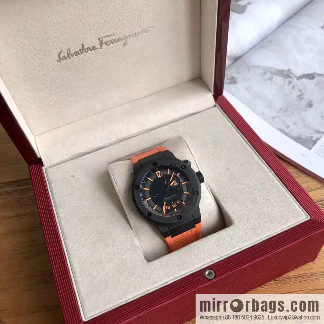 Ferragamo titanium case, flagship series F80 men's watch diameter 44mm
