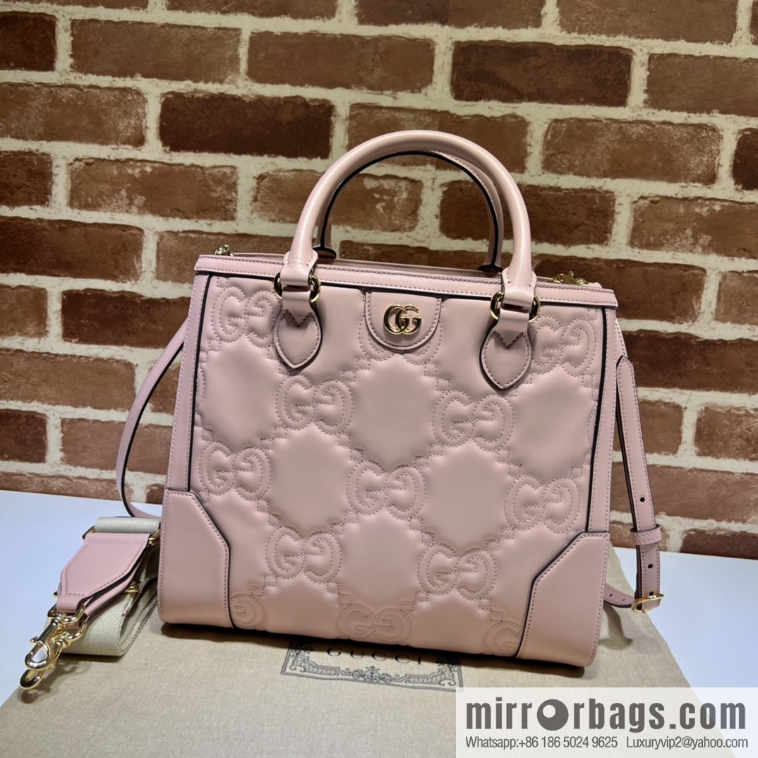 GUCCI Gucci GG Matelassé leather (fabric) tote bag 728236