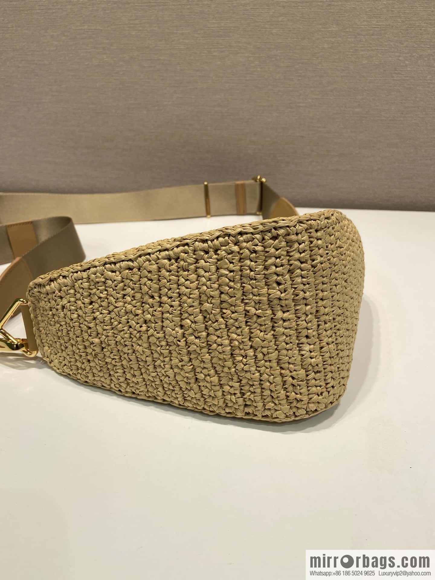 PRADA Prada hand-woven triangle bag 1BH190