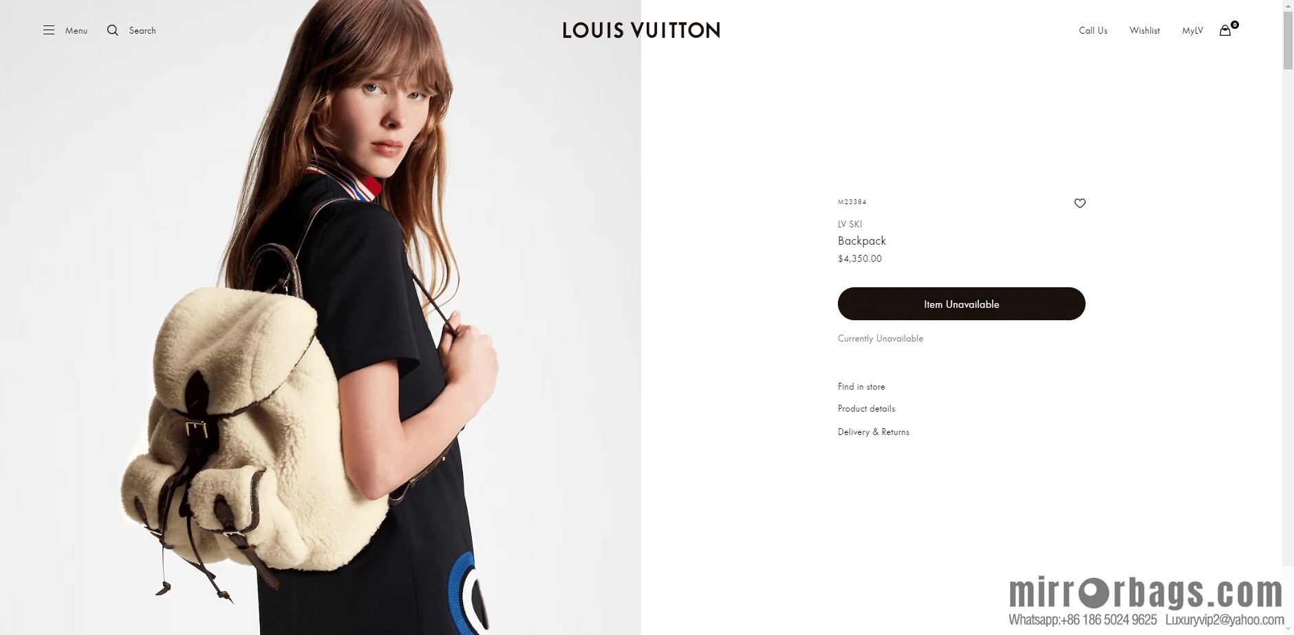 LV M23384 BACKPACK backpack