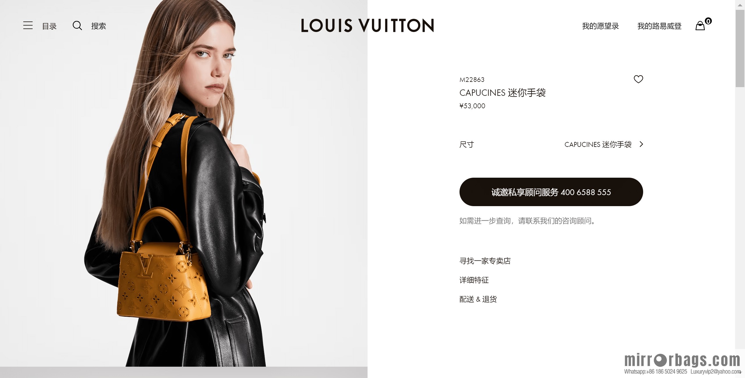 LV M22863 Capucines Mini