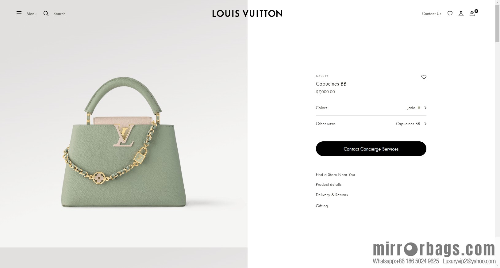 LV M24471 CAPUCINES BB handbag