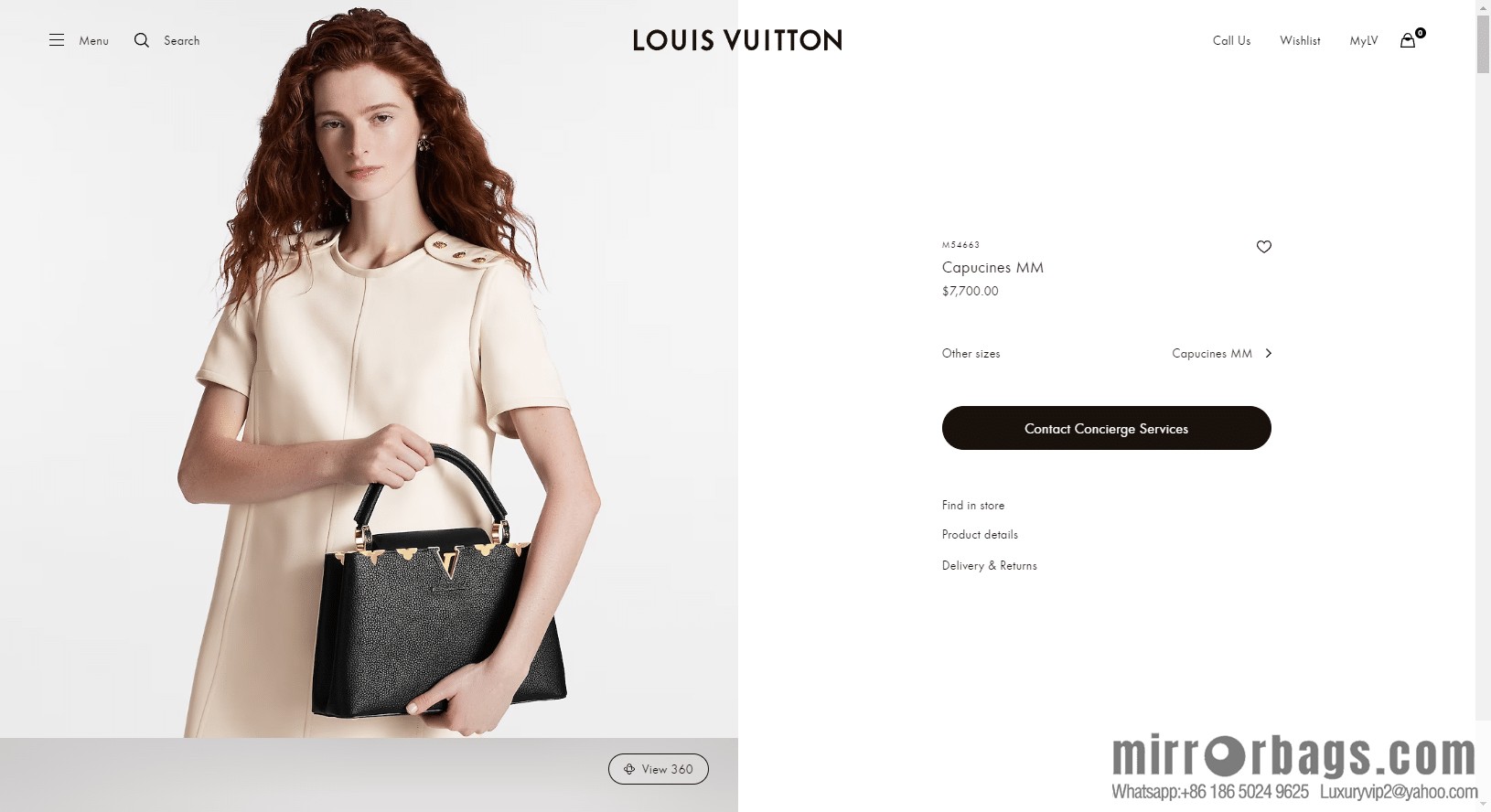 LV M54663 Capucines medium handbag