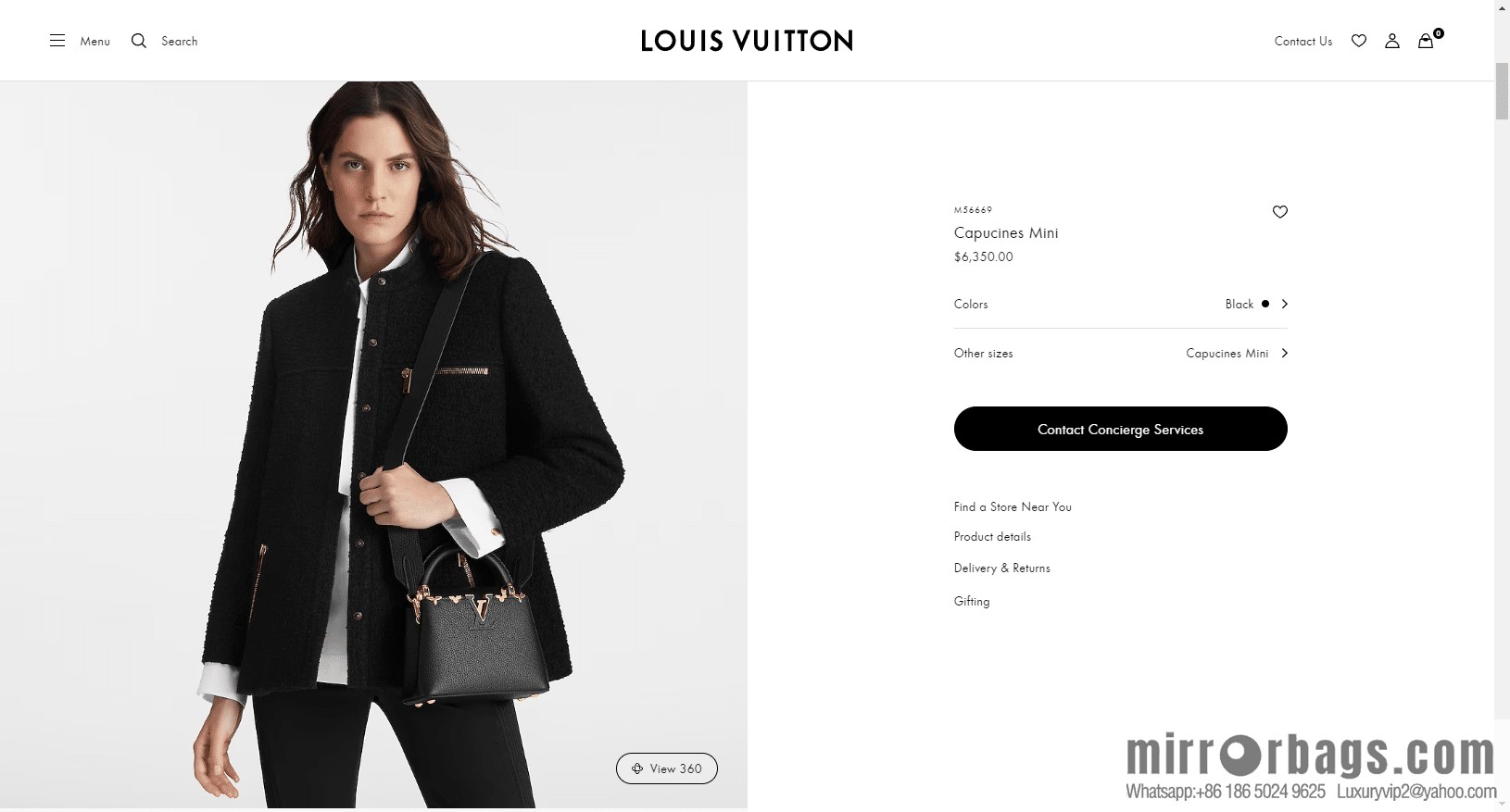 LV M56669 Capucines mini handbag