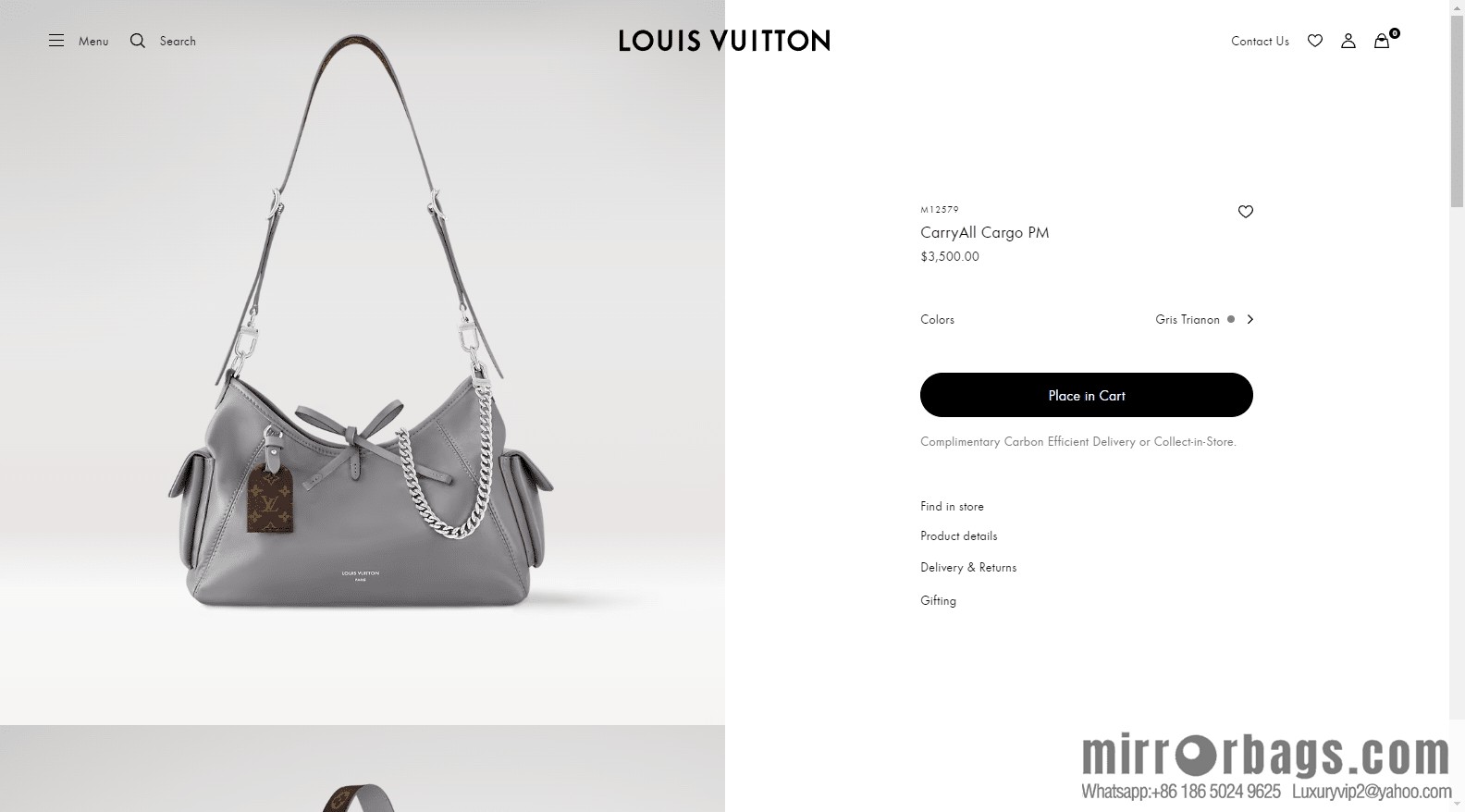 LV M12579 CarryAll Cargo PM