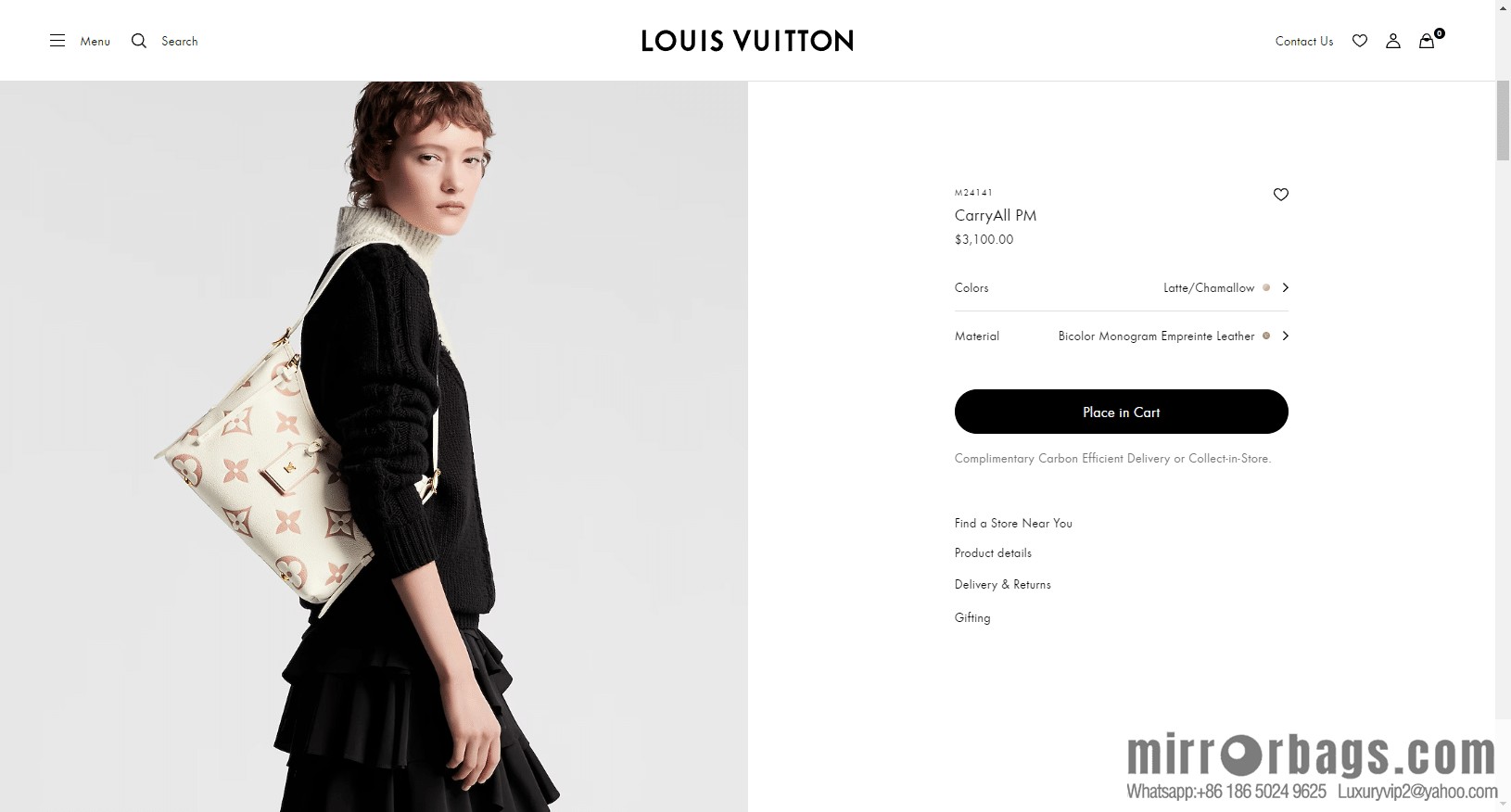 LV M24141 CARRYALL Small handbag