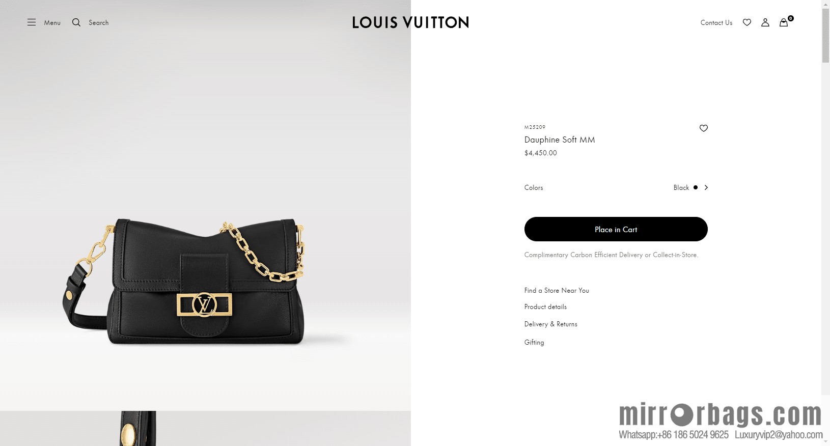 LV M25209 DAUPHINE SOFT M handbag