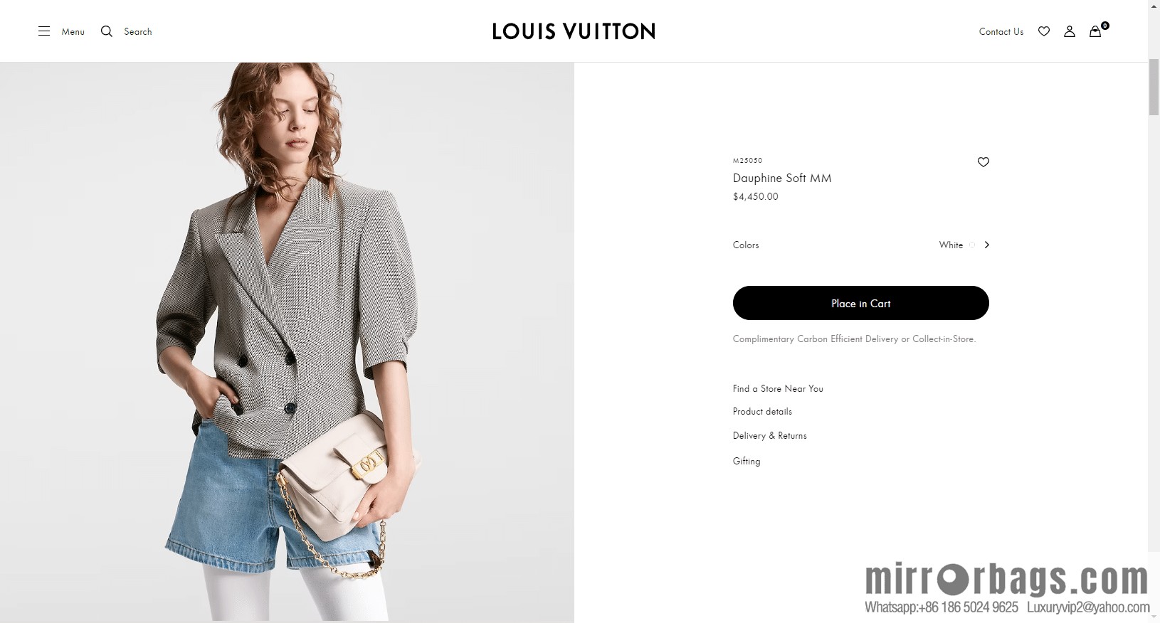 LV M25050 DAUPHINE SOFT medium handbag