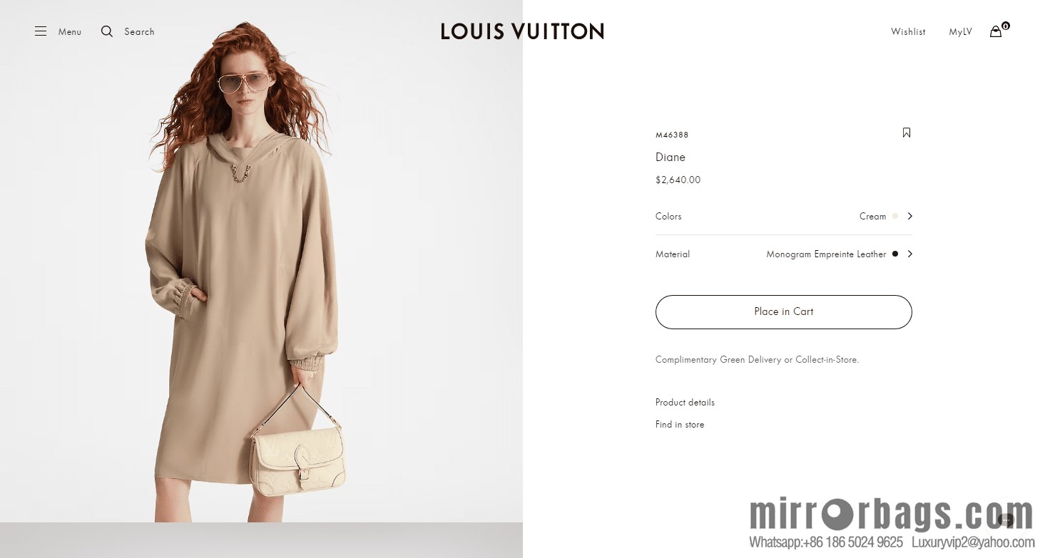LV M46388 DIANE handbag