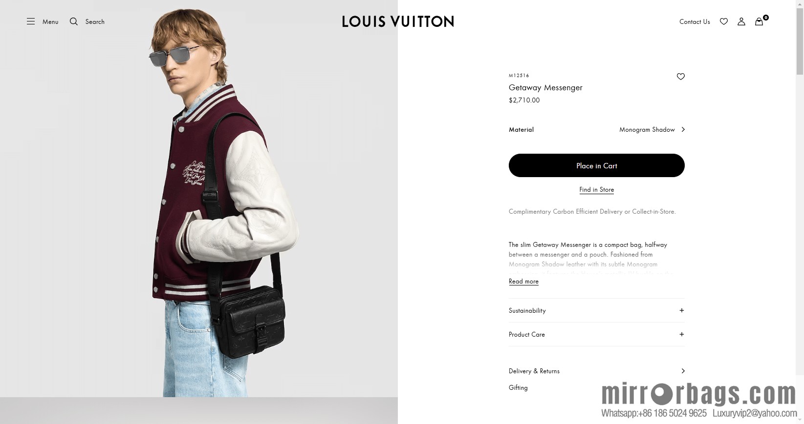 LV M12516 Getaway Messenger