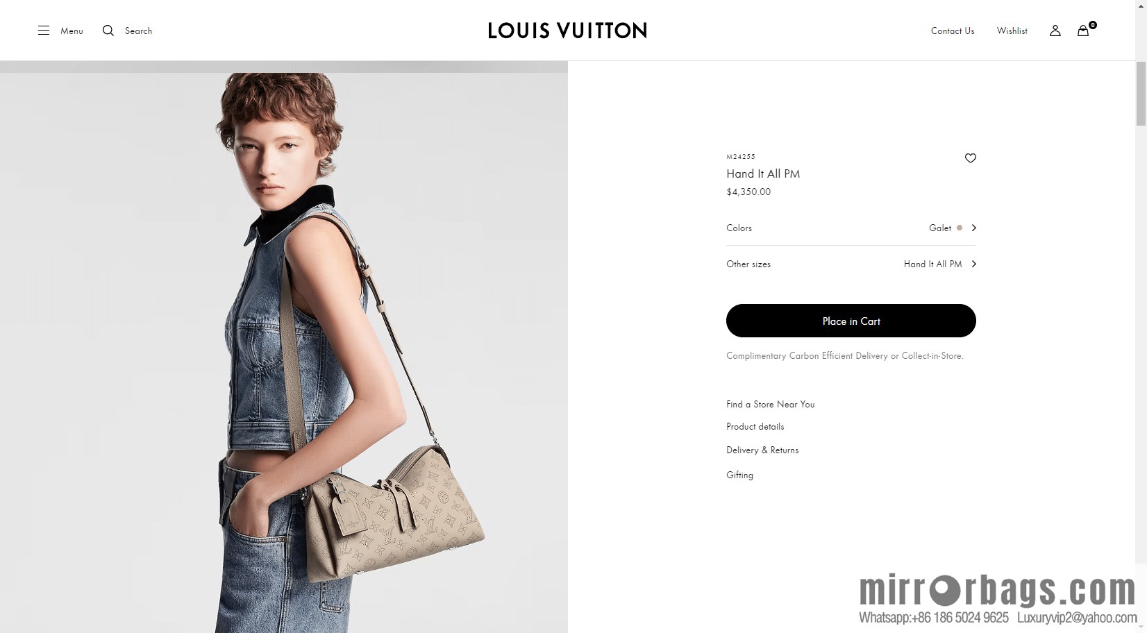 LV M24255 HAND IT ALL Small handbag