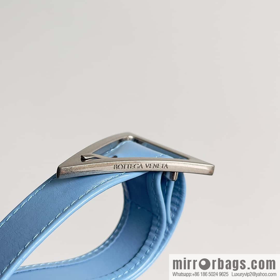 Top end: Bottega Veneta Cassette/Pillow Bag Model: 667298 Hurricane Blue