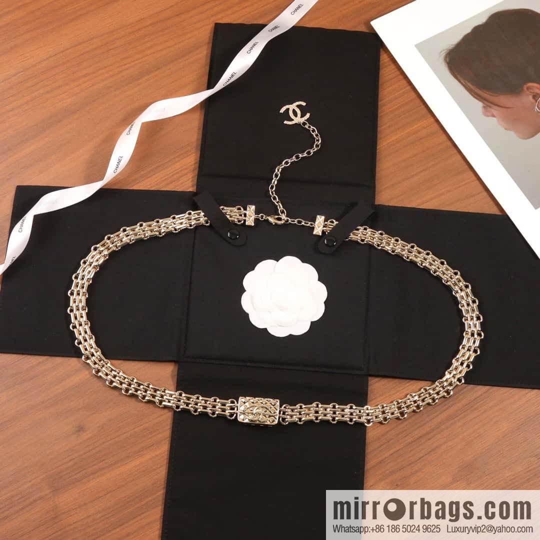 ☀️New ☑️ Chanel Double C Gold Bag Waist Chain Belt