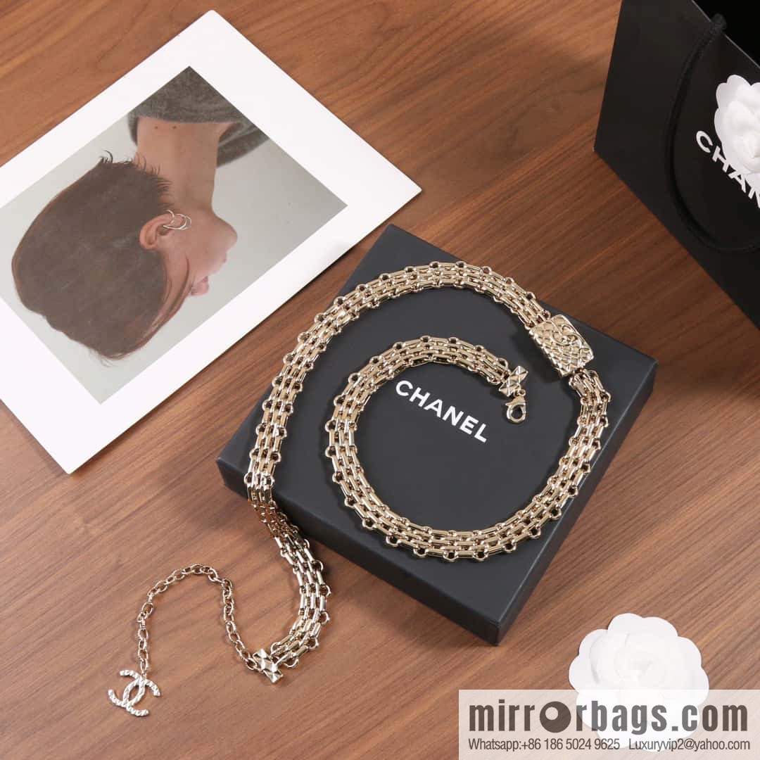 ☀️New ☑️ Chanel Double C Gold Bag Waist Chain Belt