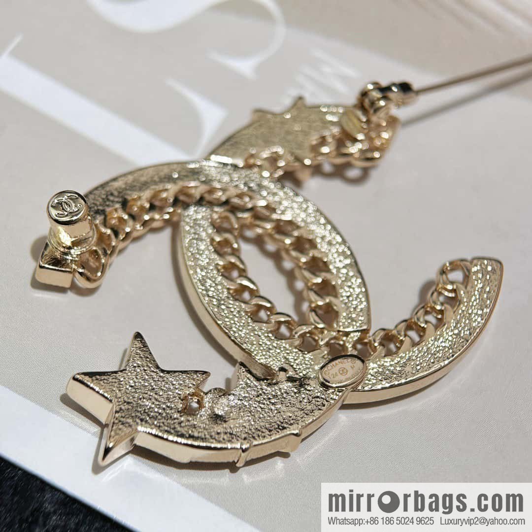 ❗️New ❗️ ☀️ new ☑️ Chanel double c pentagram ⭐ star brooch ☀️