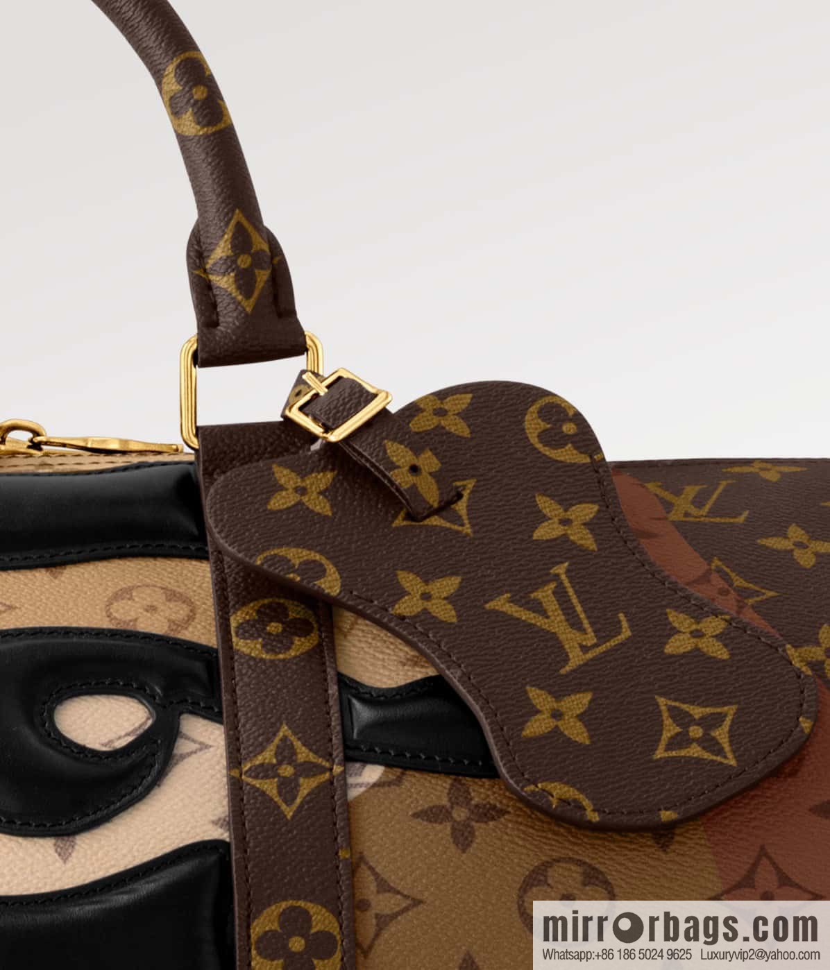 [Original order boutique] M46777 monogram (eye series) travel bag series KEEPALL BANDOULIZRE 55 travel bag