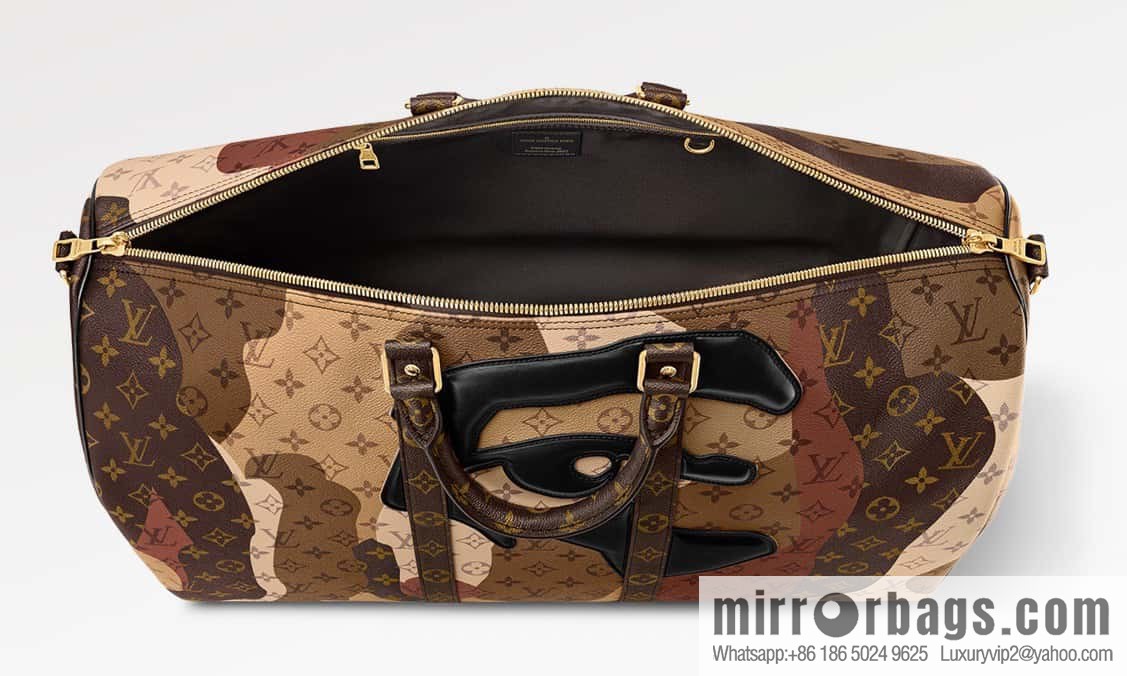 [Original order boutique] M46777 monogram (eye series) travel bag series KEEPALL BANDOULIZRE 55 travel bag