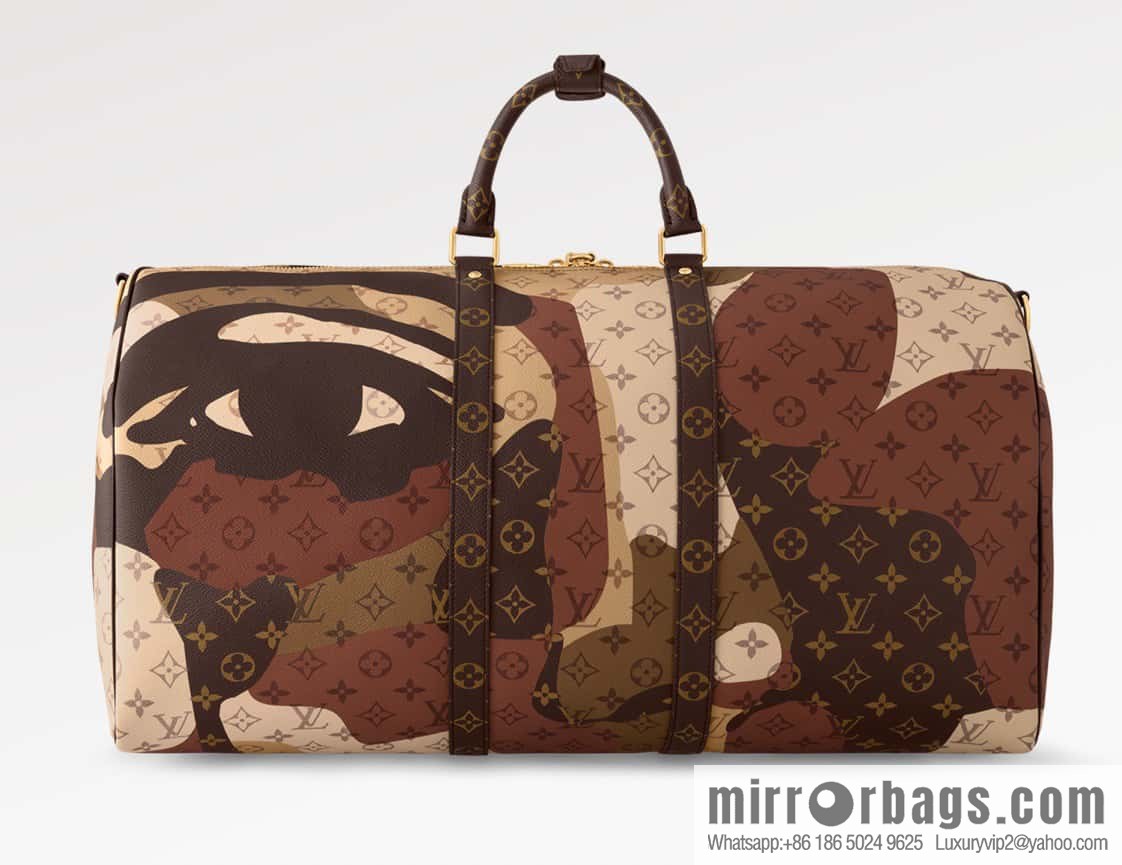 [Original order boutique] M46777 monogram (eye series) travel bag series KEEPALL BANDOULIZRE 55 travel bag