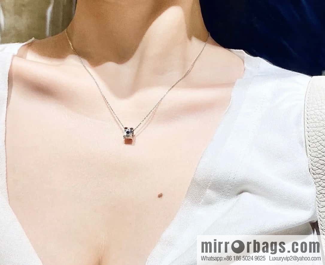 ❗️New popular ❗️☀️ Shangmei Paris CHAUMET new honeycomb necklace ☀️