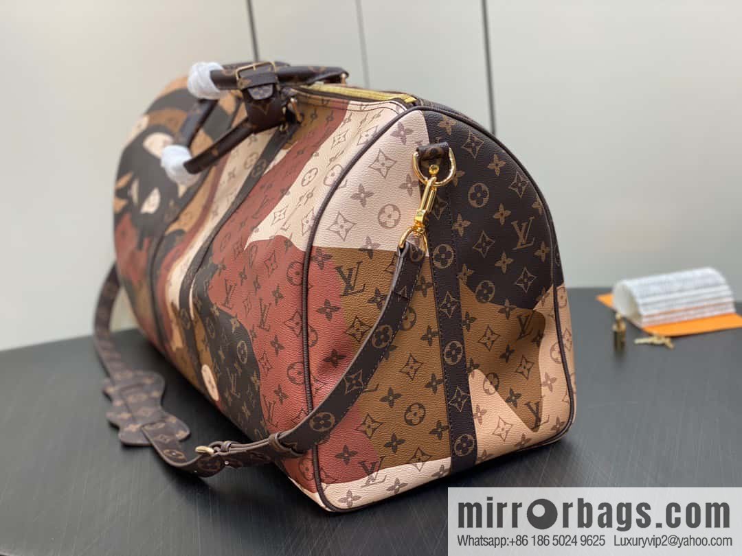 [Original order boutique] M46777 monogram (eye series) travel bag series KEEPALL BANDOULIZRE 55 travel bag