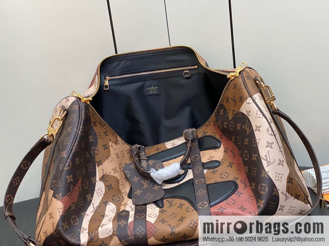 [Original order boutique] M46777 monogram (eye series) travel bag series KEEPALL BANDOULIZRE 55 travel bag
