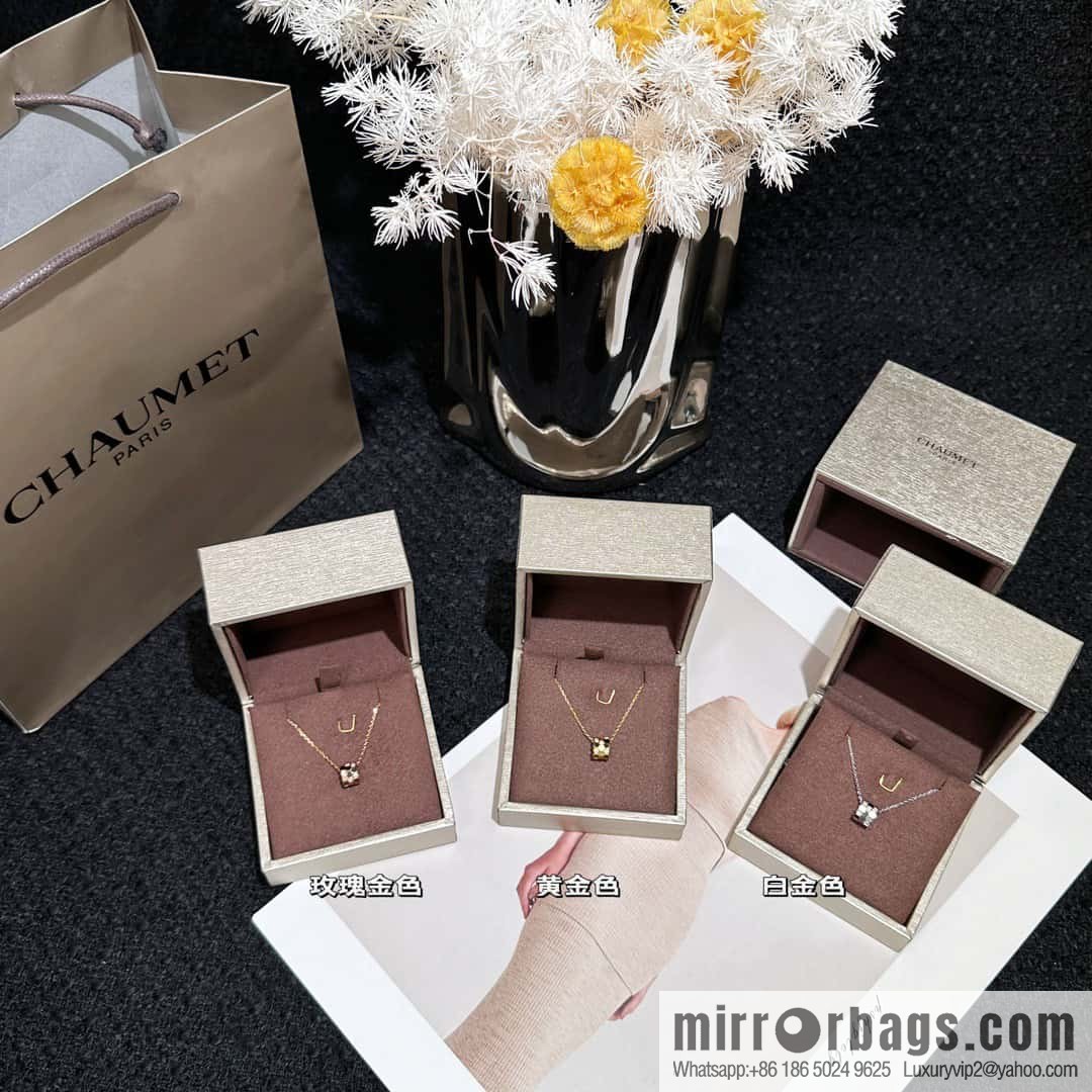 ❗️New popular ❗️☀️ Shangmei Paris CHAUMET new honeycomb necklace ☀️