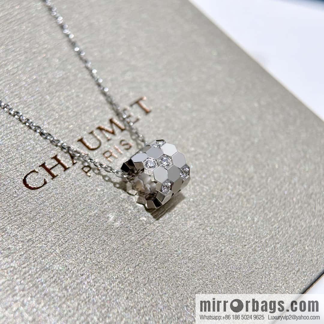 ❗️New popular ❗️☀️ Shangmei Paris CHAUMET new honeycomb necklace ☀️