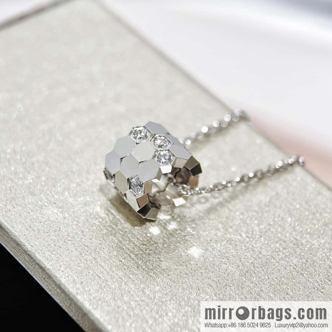 ❗️New popular ❗️☀️ Shangmei Paris CHAUMET new honeycomb necklace ☀️