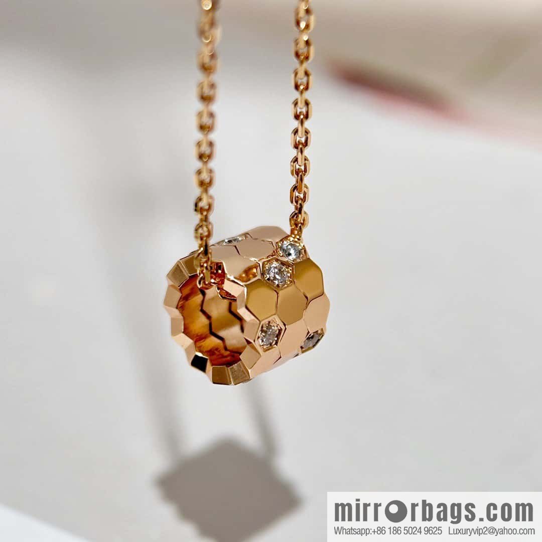 ❗️New popular ❗️☀️ Shangmei Paris CHAUMET new honeycomb necklace ☀️