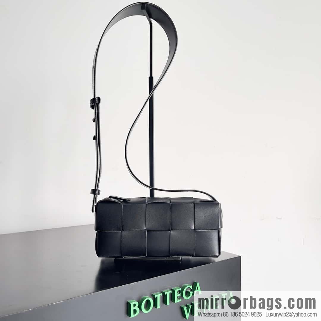 B Unisex same BRICK CASSETTE long shoulder strap series crossbody bag shoulder backpack model; 729251 black