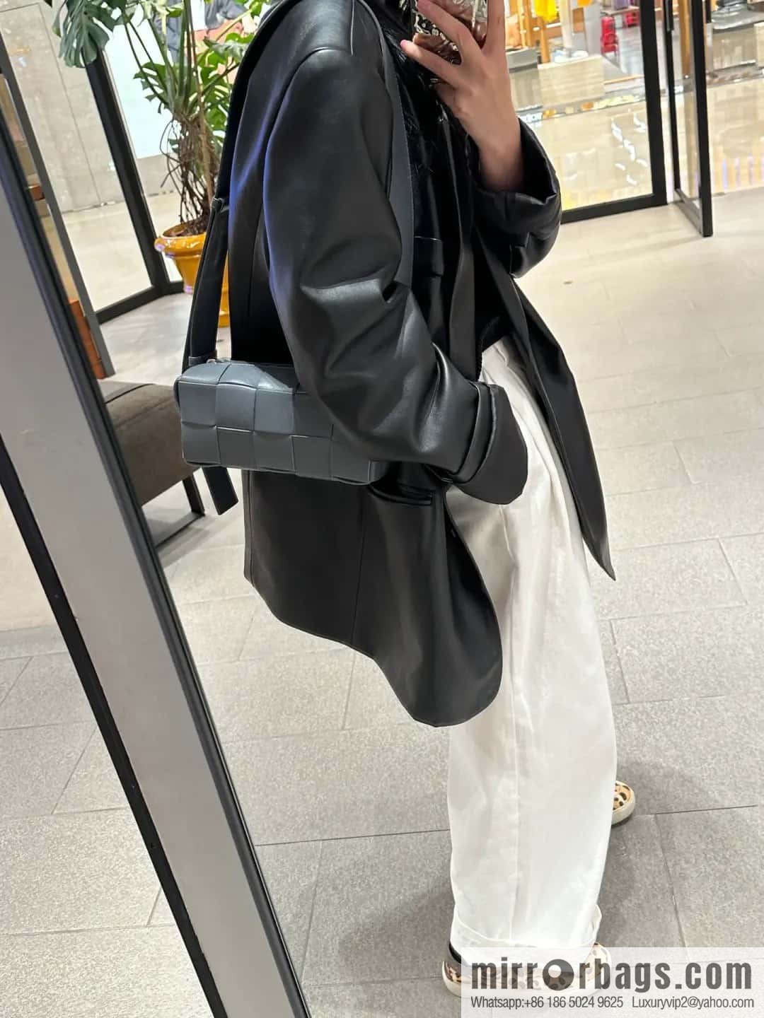 B Unisex the same BRICK CASSETTE long shoulder strap series crossbody bag shoulder backpack model; 729251 travertine green
