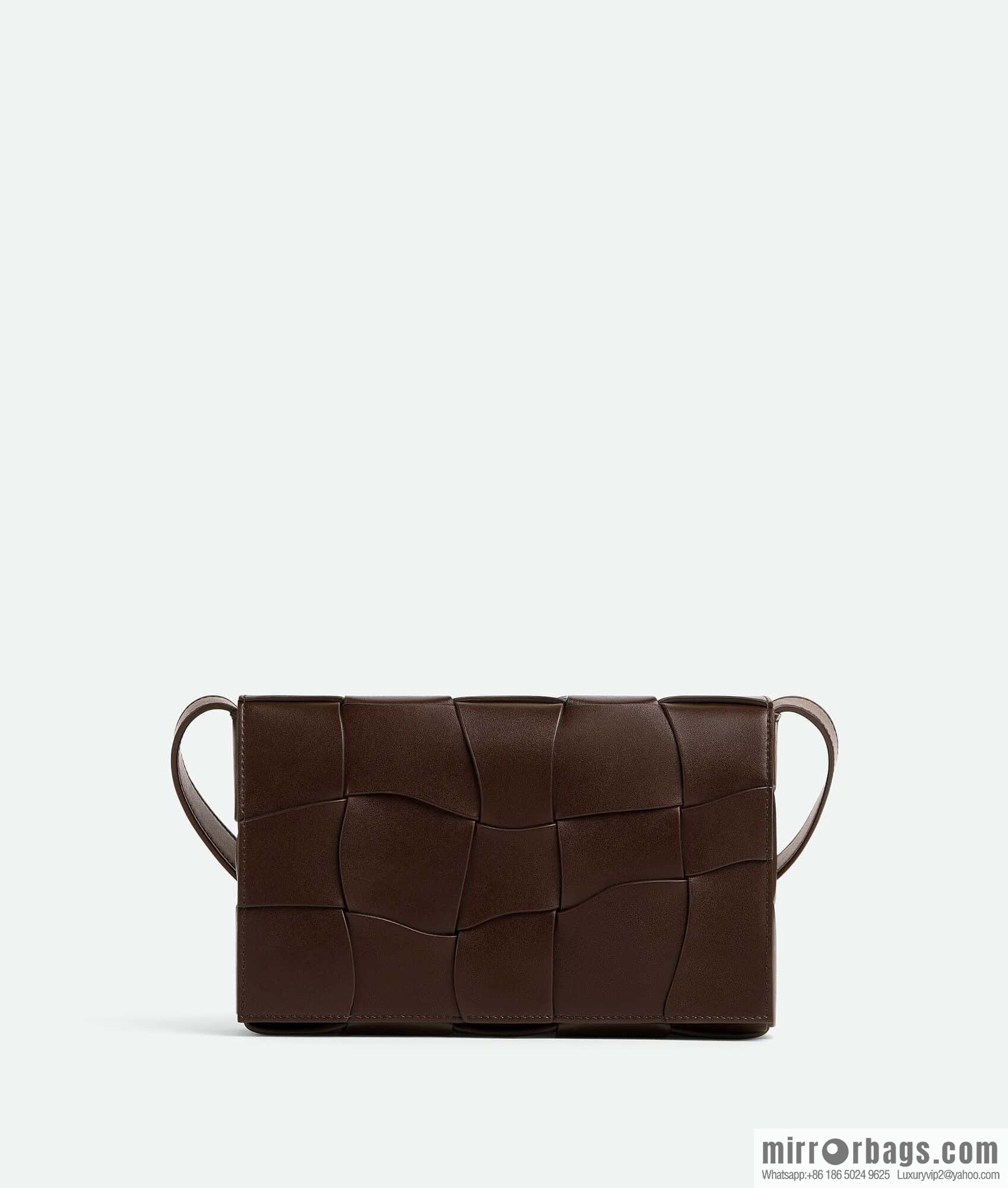 Bv new cassette wavy shape, shoulder backpack model; 755161 brown