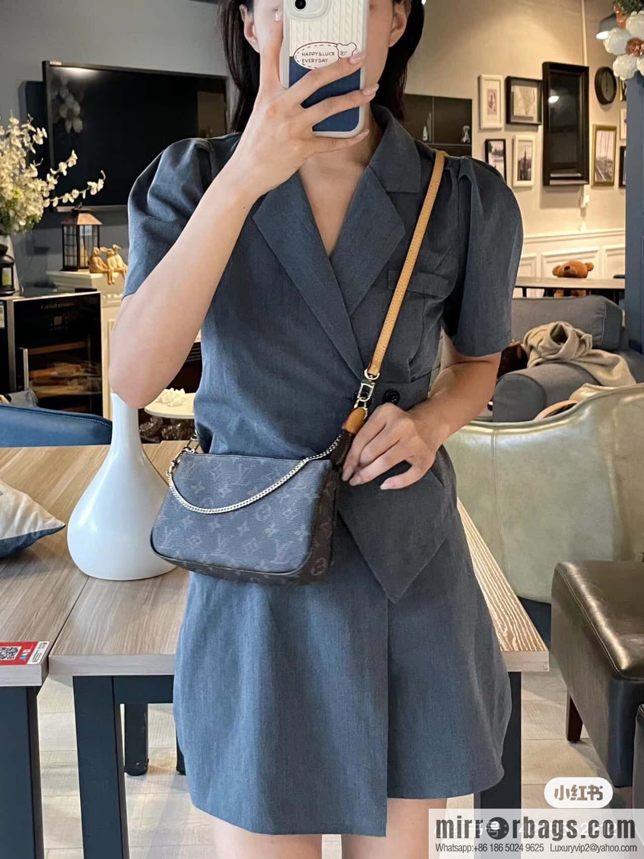 [Original single boutique] M82766 monogram new version, mahjong bag series POCHETTE ACCESSOIRES handbag