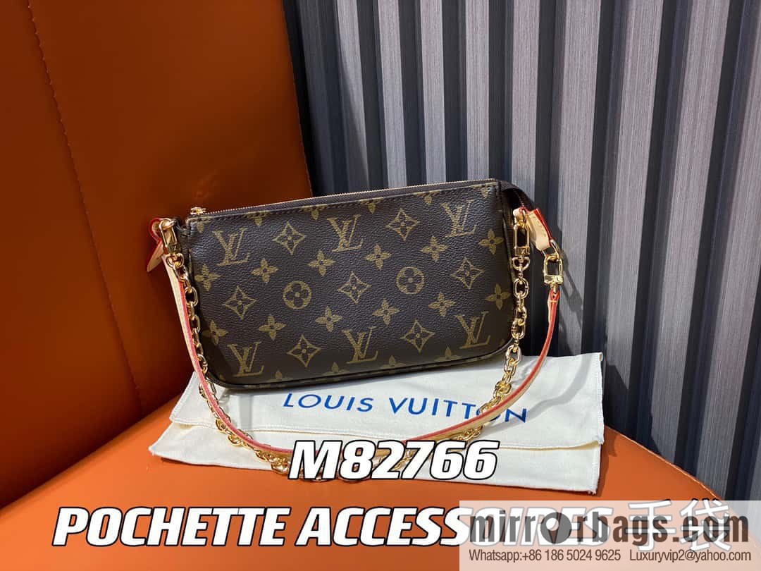 [Original single boutique] M82766 monogram new version, mahjong bag series POCHETTE ACCESSOIRES handbag