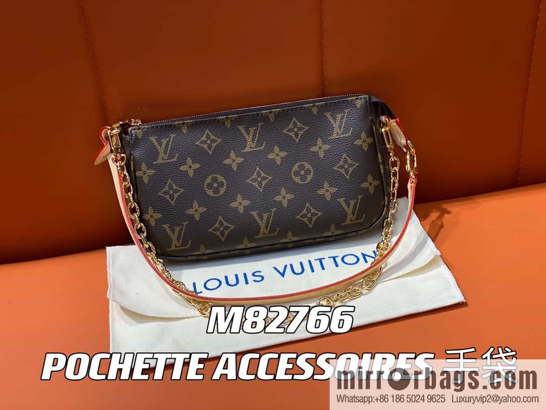 [Original single boutique] M82766 monogram new version, mahjong bag series POCHETTE ACCESSOIRES handbag