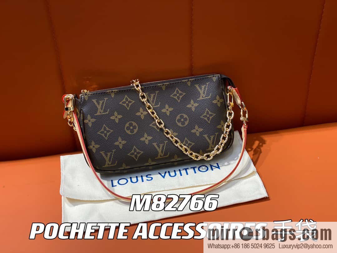 [Original single boutique] M82766 monogram new version, mahjong bag series POCHETTE ACCESSOIRES handbag