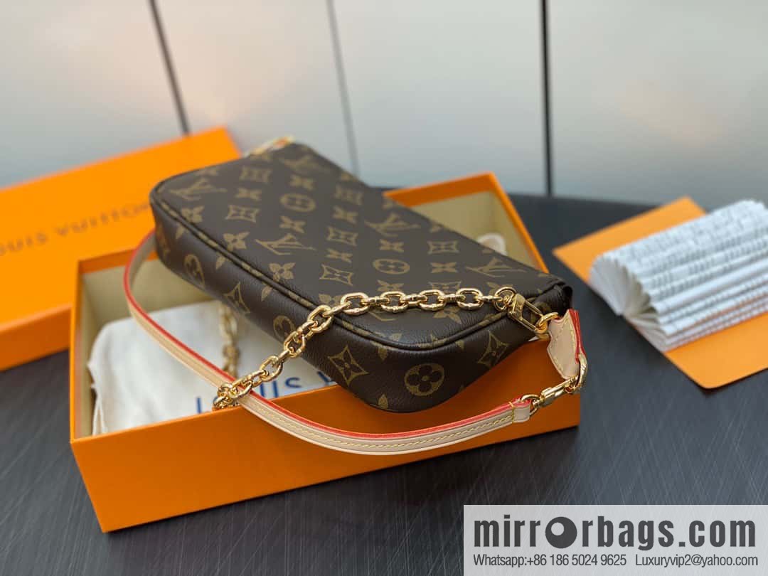 [Original single boutique] M82766 monogram new version, mahjong bag series POCHETTE ACCESSOIRES handbag