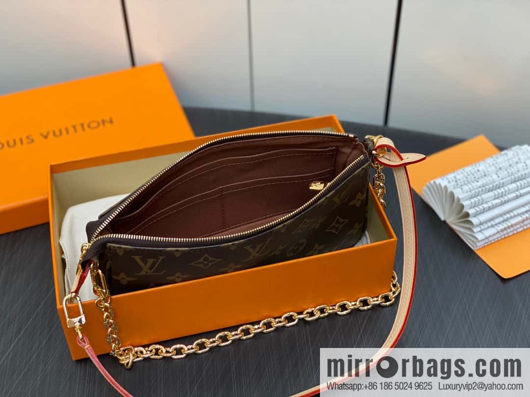[Original single boutique] M82766 monogram new version, mahjong bag series POCHETTE ACCESSOIRES handbag