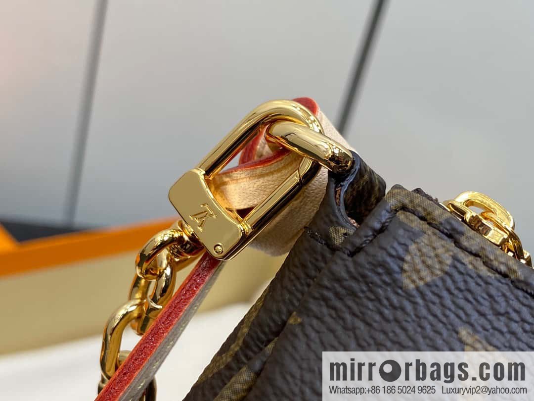 [Original single boutique] M82766 monogram new version, mahjong bag series POCHETTE ACCESSOIRES handbag