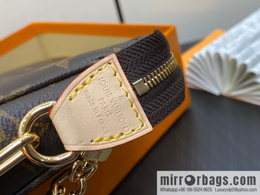 [Original single boutique] M82766 monogram new version, mahjong bag series POCHETTE ACCESSOIRES handbag