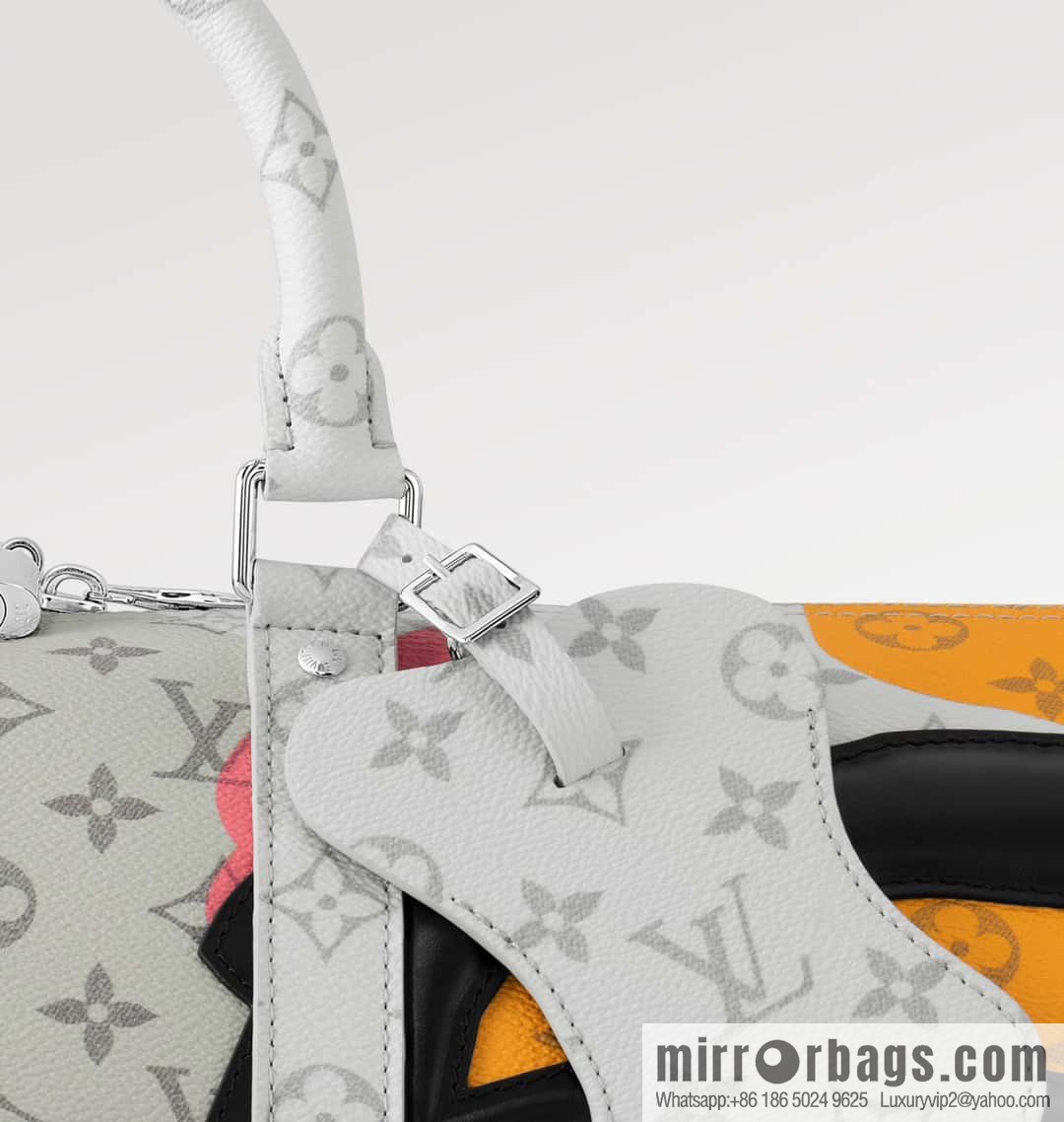 [Original order boutique] M23160 white flower (eye series) travel bag series KEEPALL BANDOULIZRE 45 travel bag