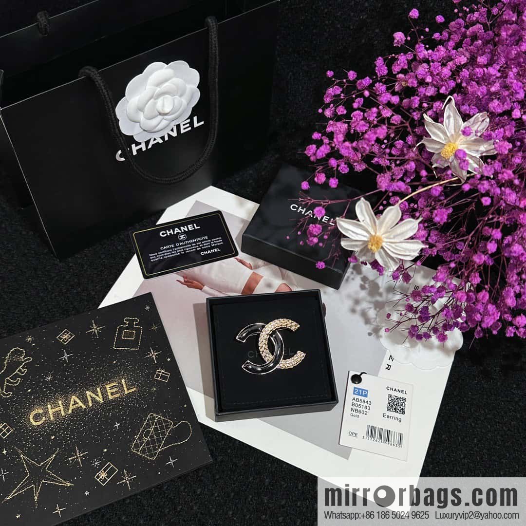 ❗️New ❗️ ☀️ new ☑️ Chanel half black oil drop brooch ☀️
