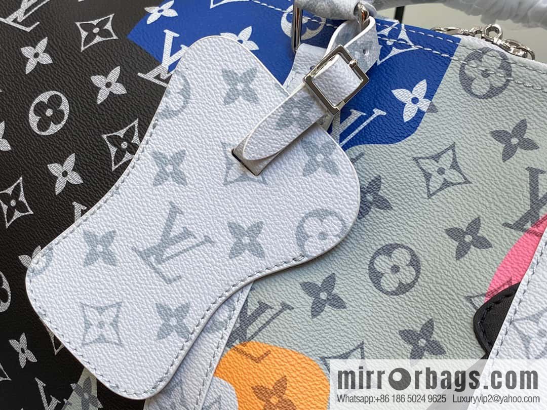 [Original order boutique] M23160 white flower (eye series) travel bag series KEEPALL BANDOULIZRE 45 travel bag