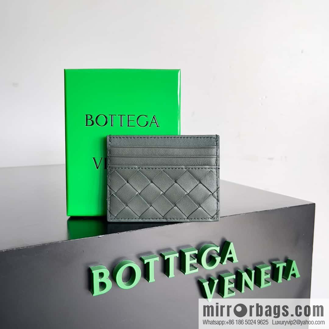 BV new braided card holder model 731956 BV braided card holder model number: 743209 ink green
