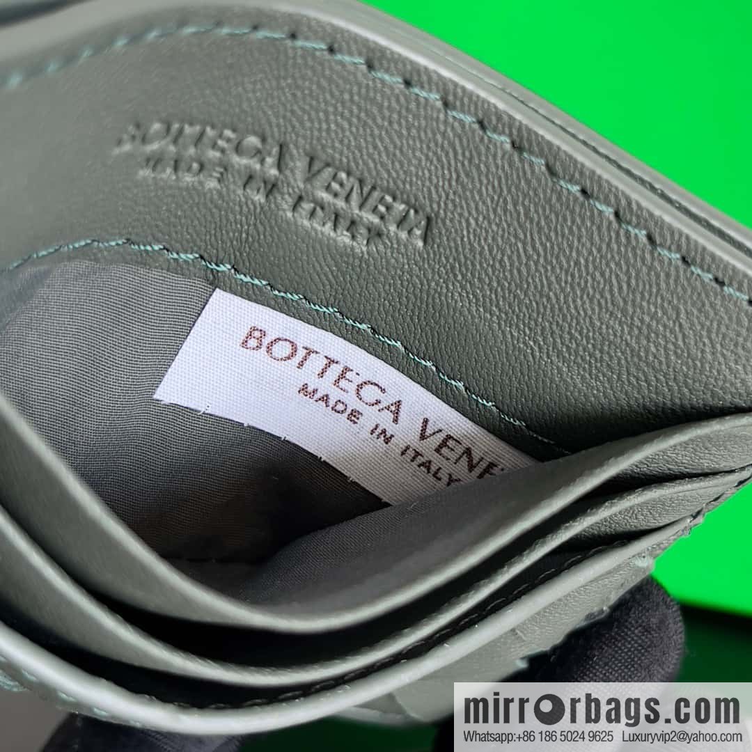 BV new braided card holder model 731956 BV braided card holder model number: 743209 ink green