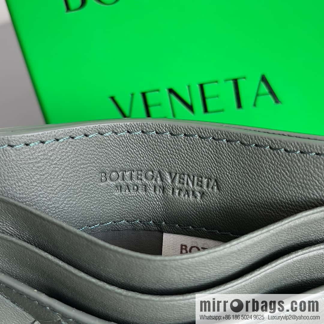 BV new braided card holder model 731956 BV braided card holder model number: 743209 ink green