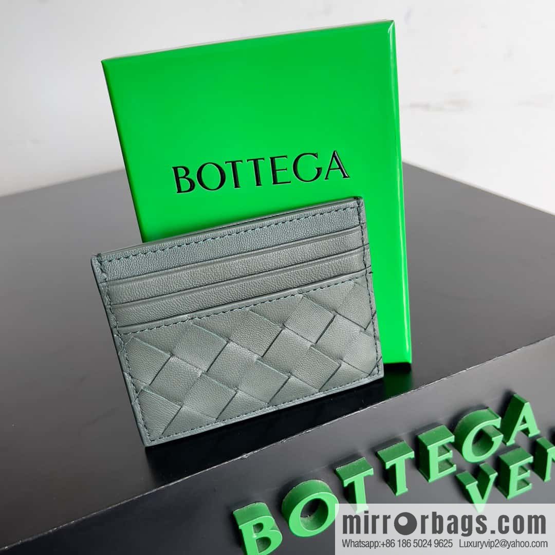 BV new braided card holder model 731956 BV braided card holder model number: 743209 ink green