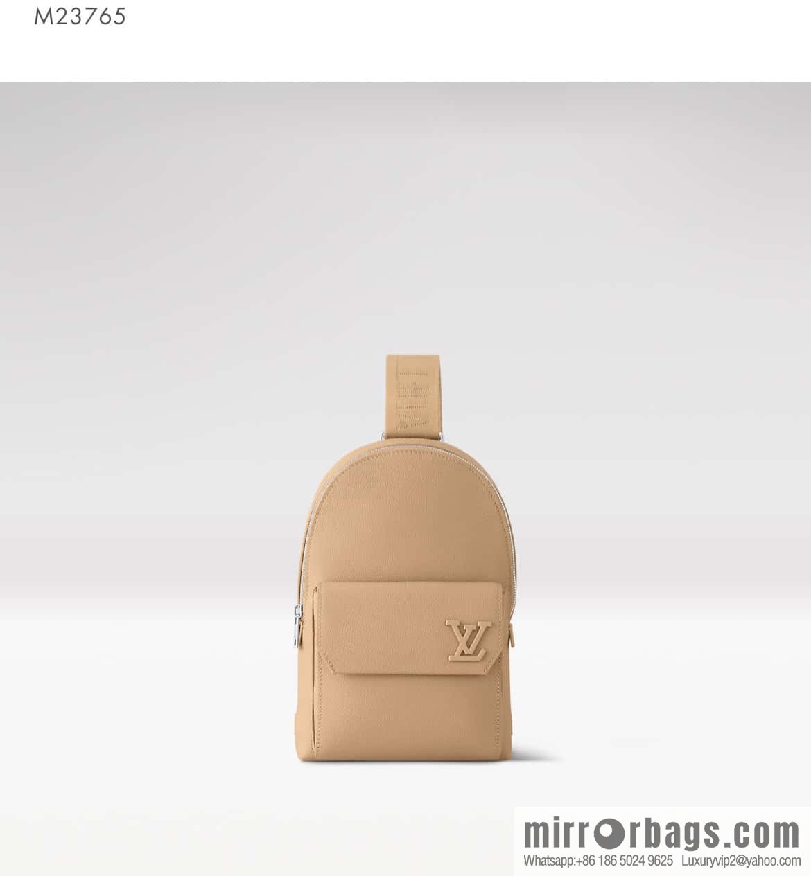 [Original order boutique] M23765 blue, full leather breast bag shoulder bag series, autumn and winter new PILOT shoulder bag