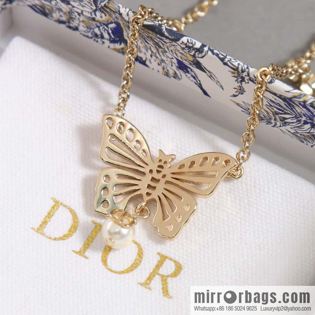 New ☑️ DIOR DIOR MÉTAMORPHOSE butterfly necklace