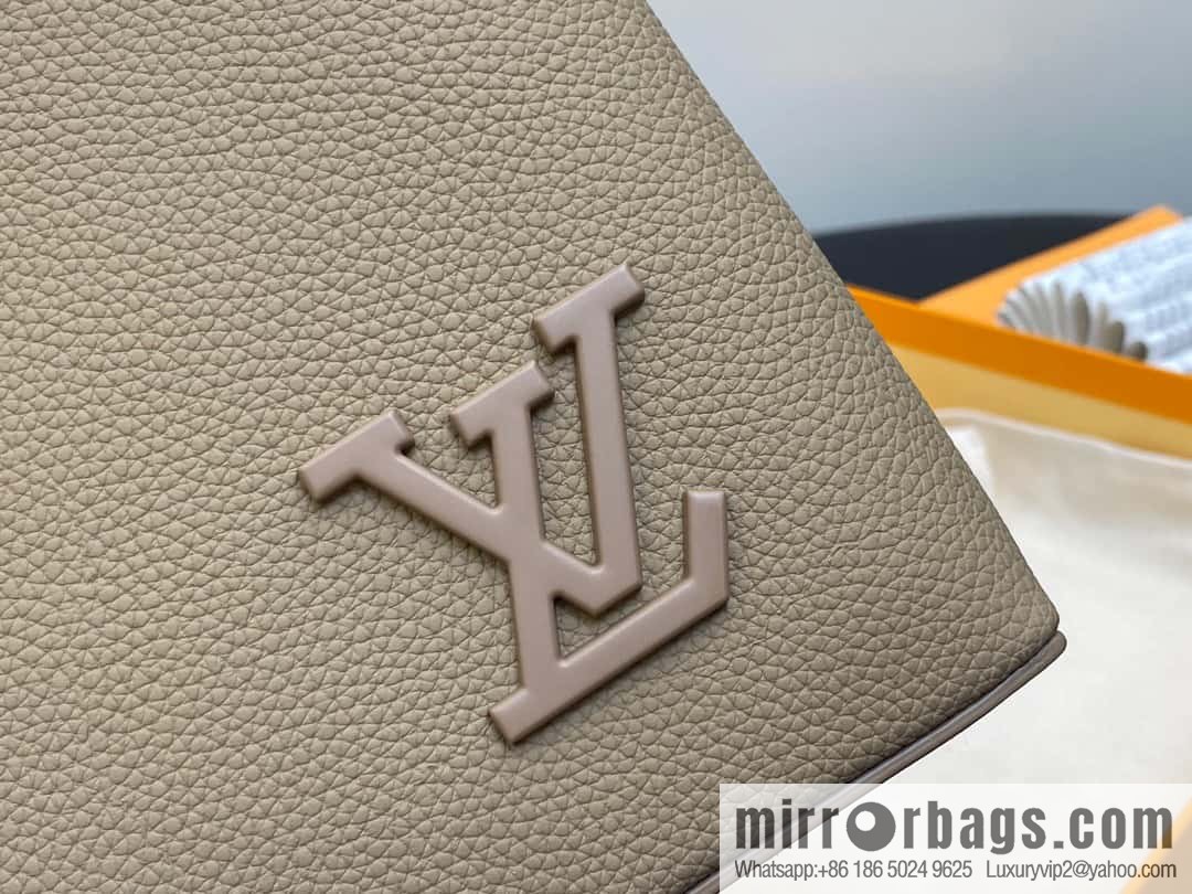 [Original single boutique] M69837 apricot, full leather M82278 clutch bag series